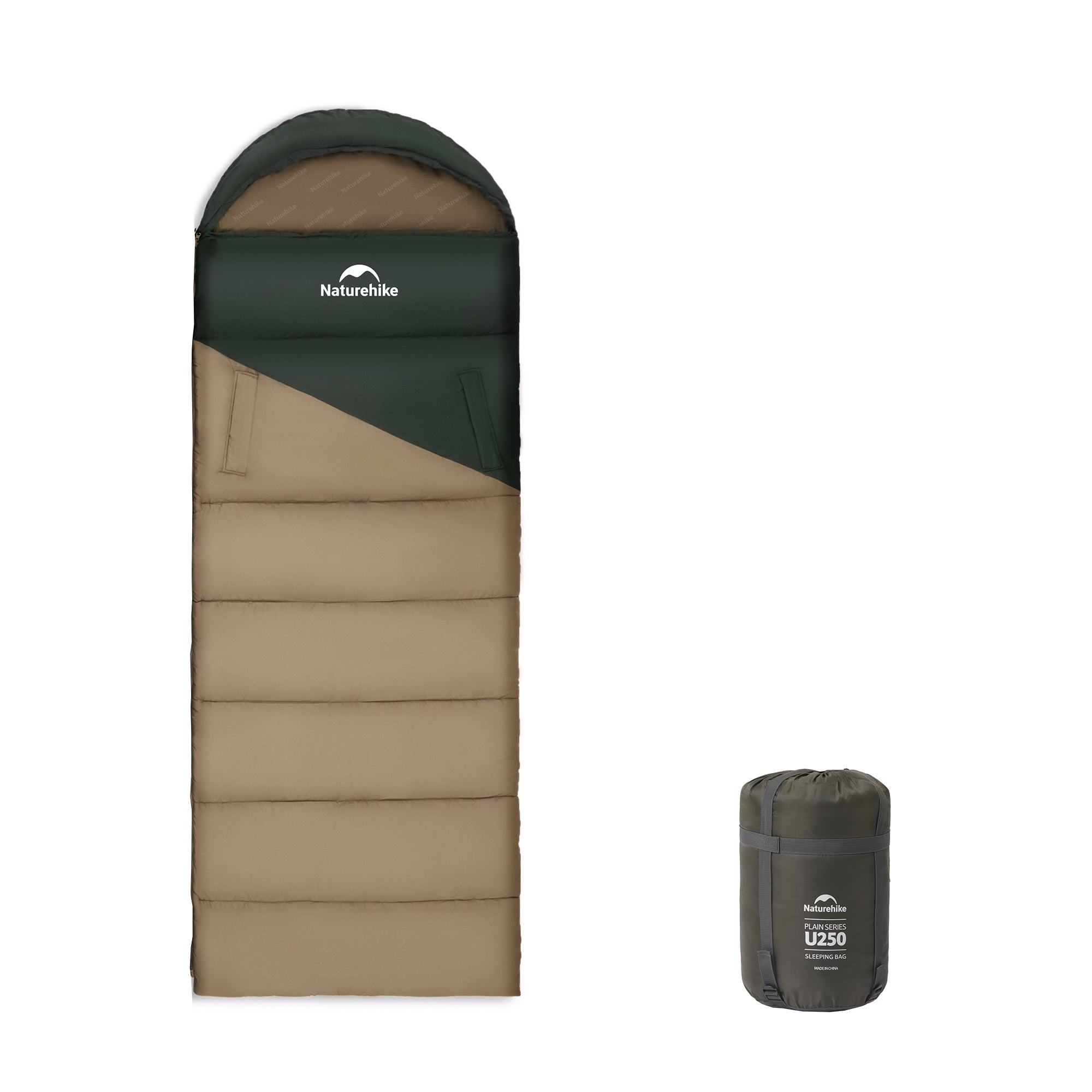 Solora™ U250 Hooded Synthetic Sleeping Bag 47°F / 8°C