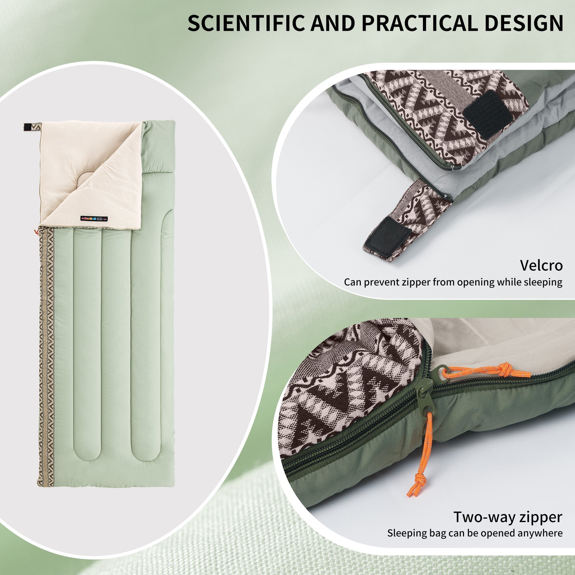 Linglong™ L150 Synthetic Sleeping Bag 55.4°F / 13°C