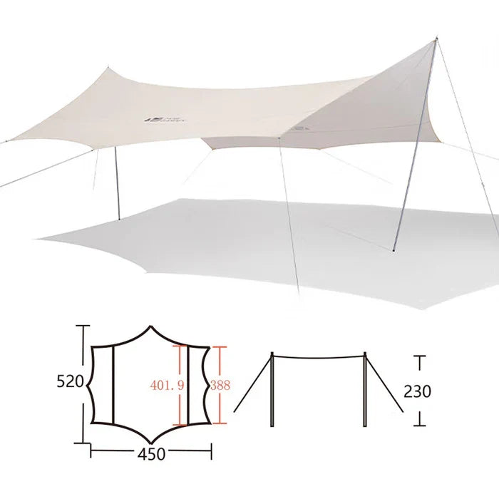 Mobi Garden Large Firmament Oxford Cloth With Silver Coated Tarp 520 (2026)