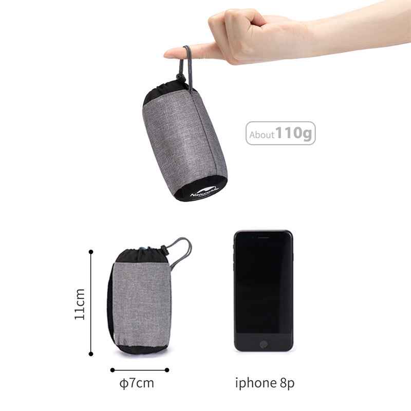 Soft TPU Flocked Inflatable Camping Pillow