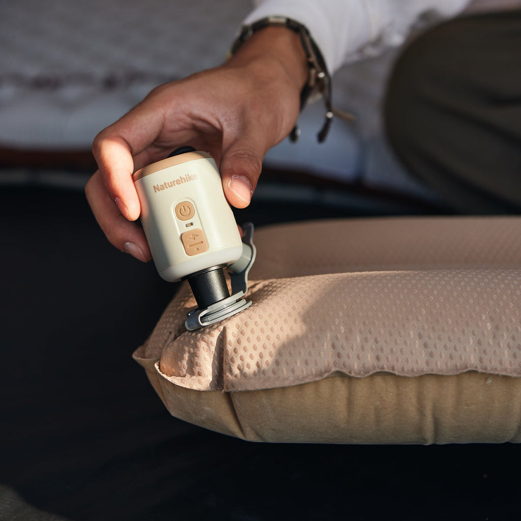 Naturehike Ultralight Mini Air Pump with Camping Light