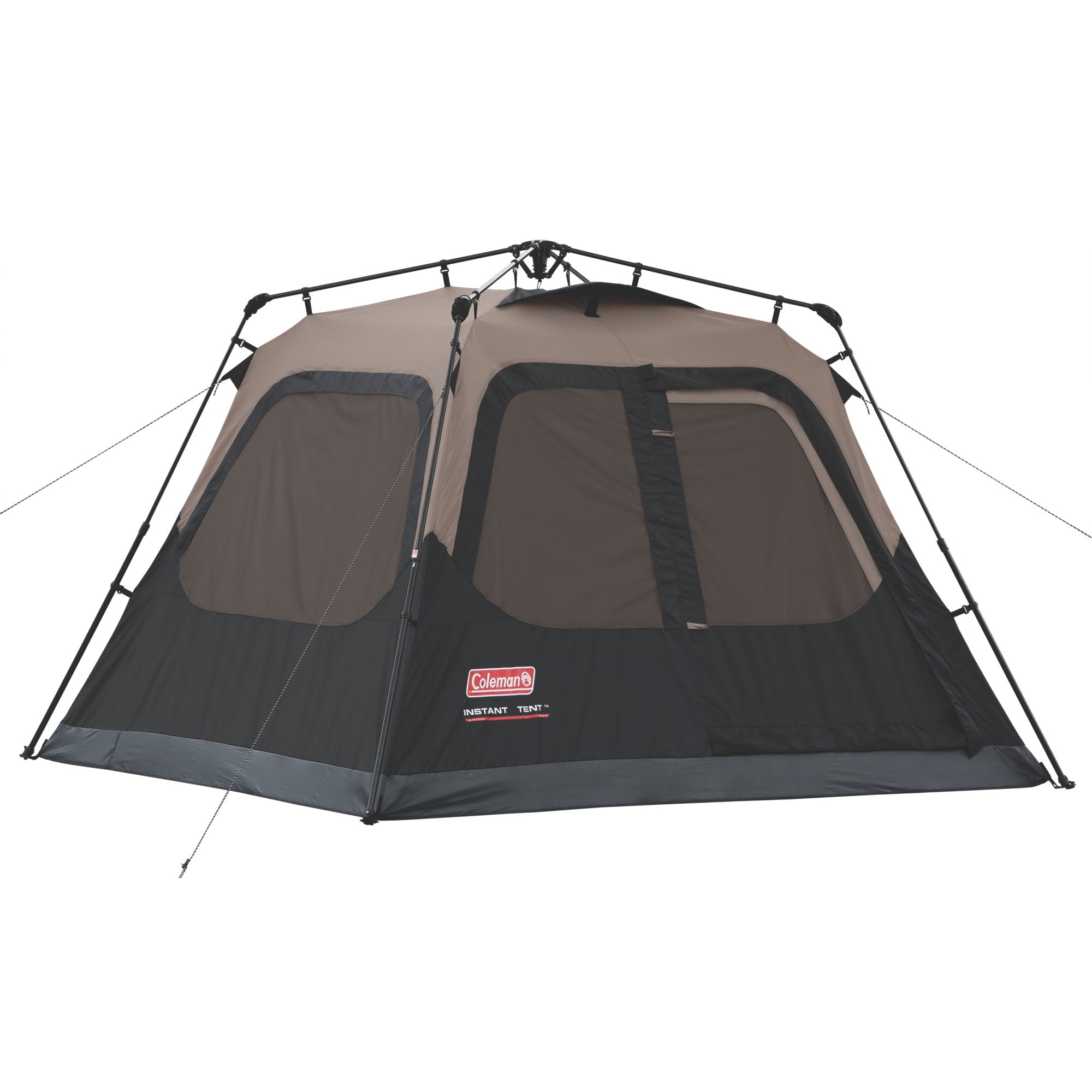 Coleman 4-Person Cabin Camping Tent with Instant Setup | 8 x 7 ft | Black
