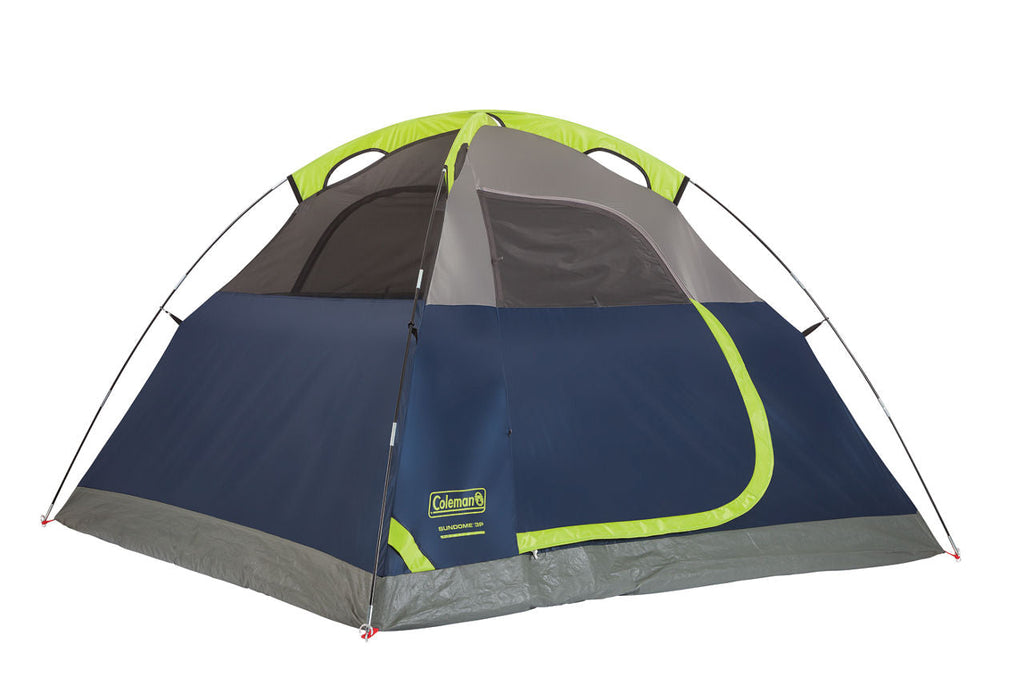 Coleman Sundome® 3-Person Camping Tent | 7 ft x 7 ft | Deep Navy
