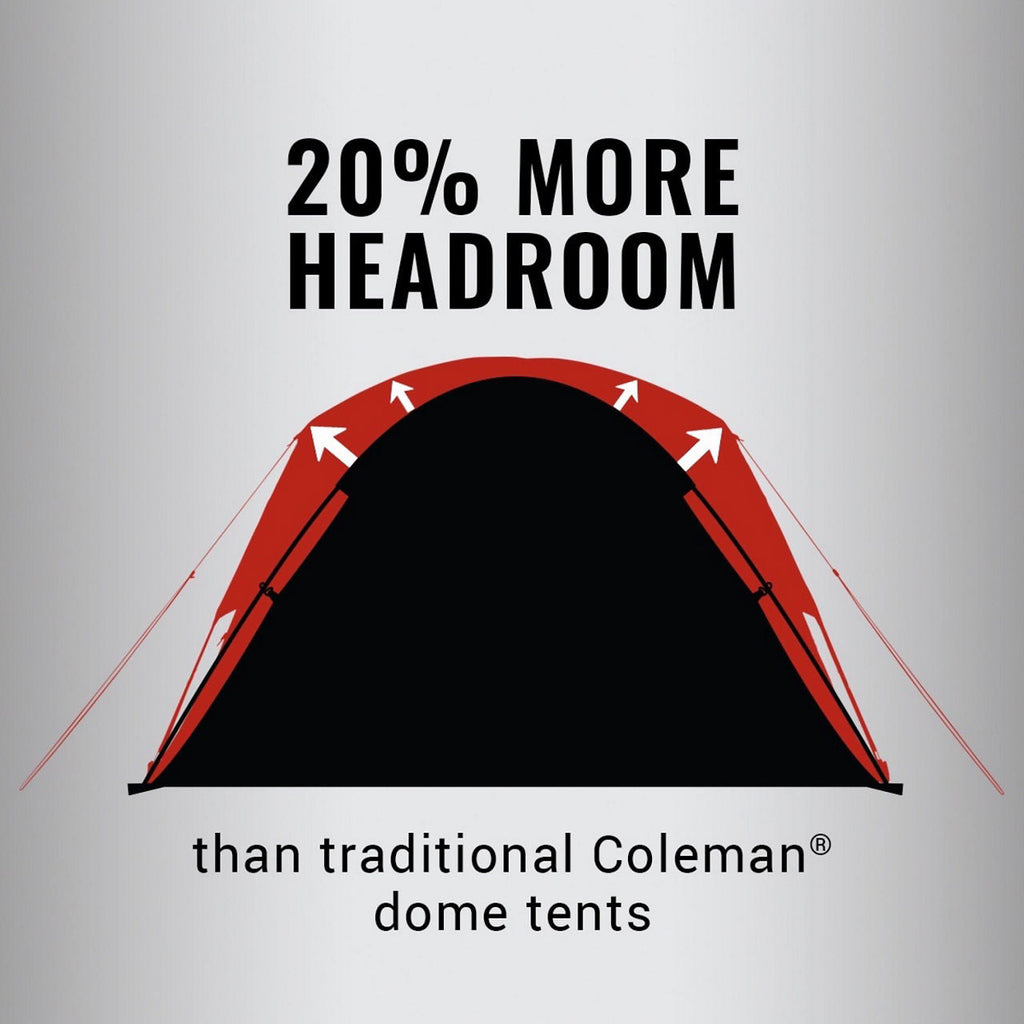 Coleman 6-Person Skydome™ Camping Tent | 10 x 8'6" | Blackberry