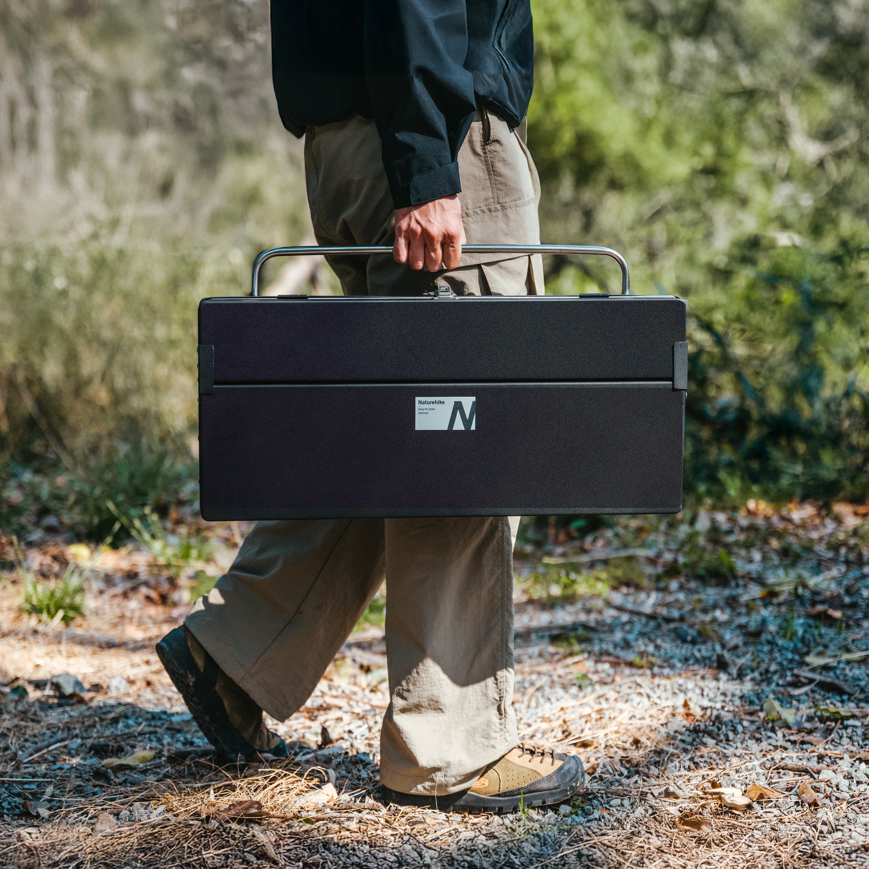 Naturehike Vertical Bbq Grill Black_With Storage Bag