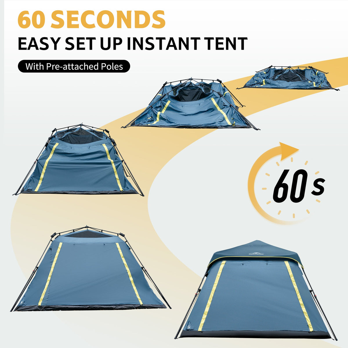 Cape™ Lite 4-Person Instant Cabin Tent