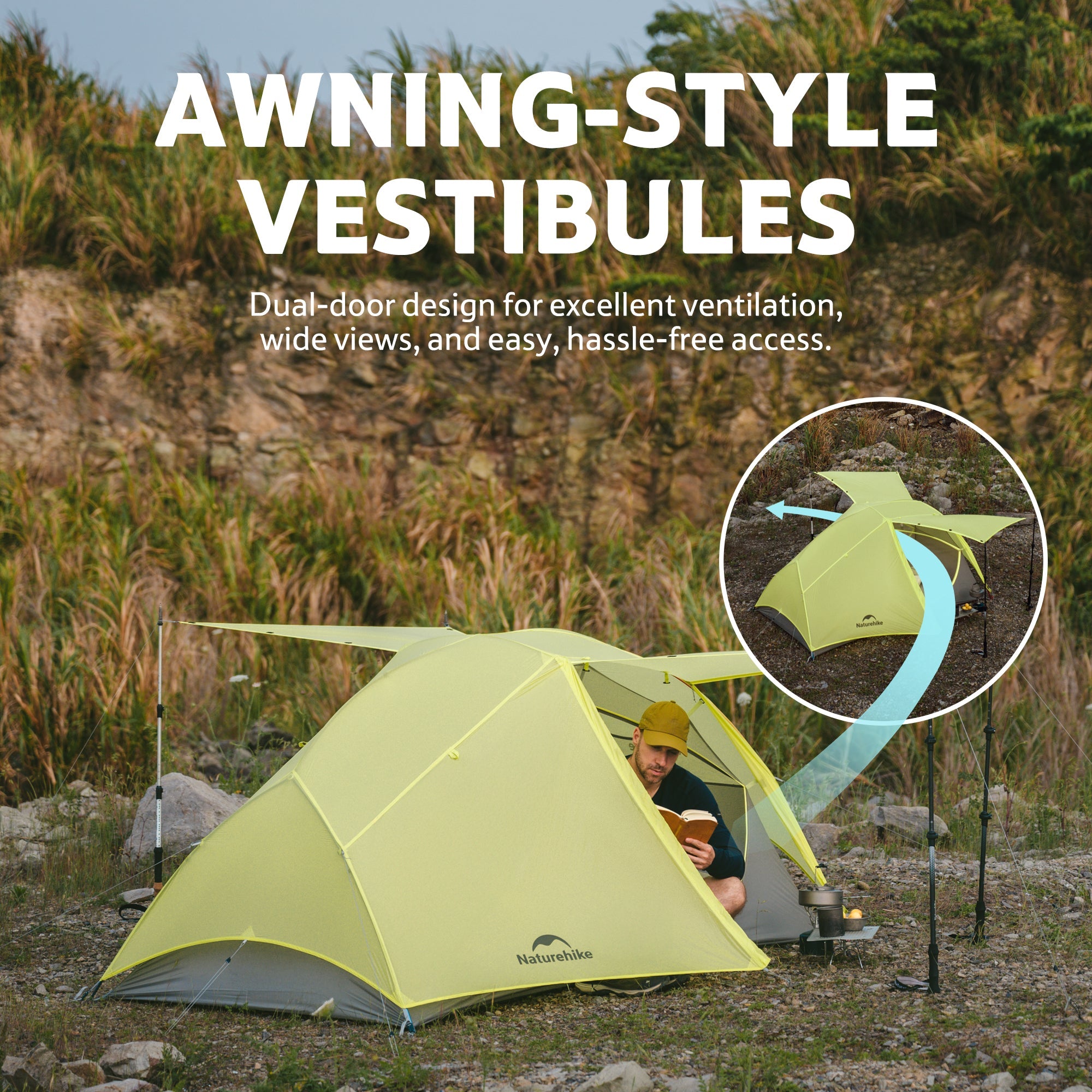 Star River™ EXT 2-Person Ultralight Backpacking Tent