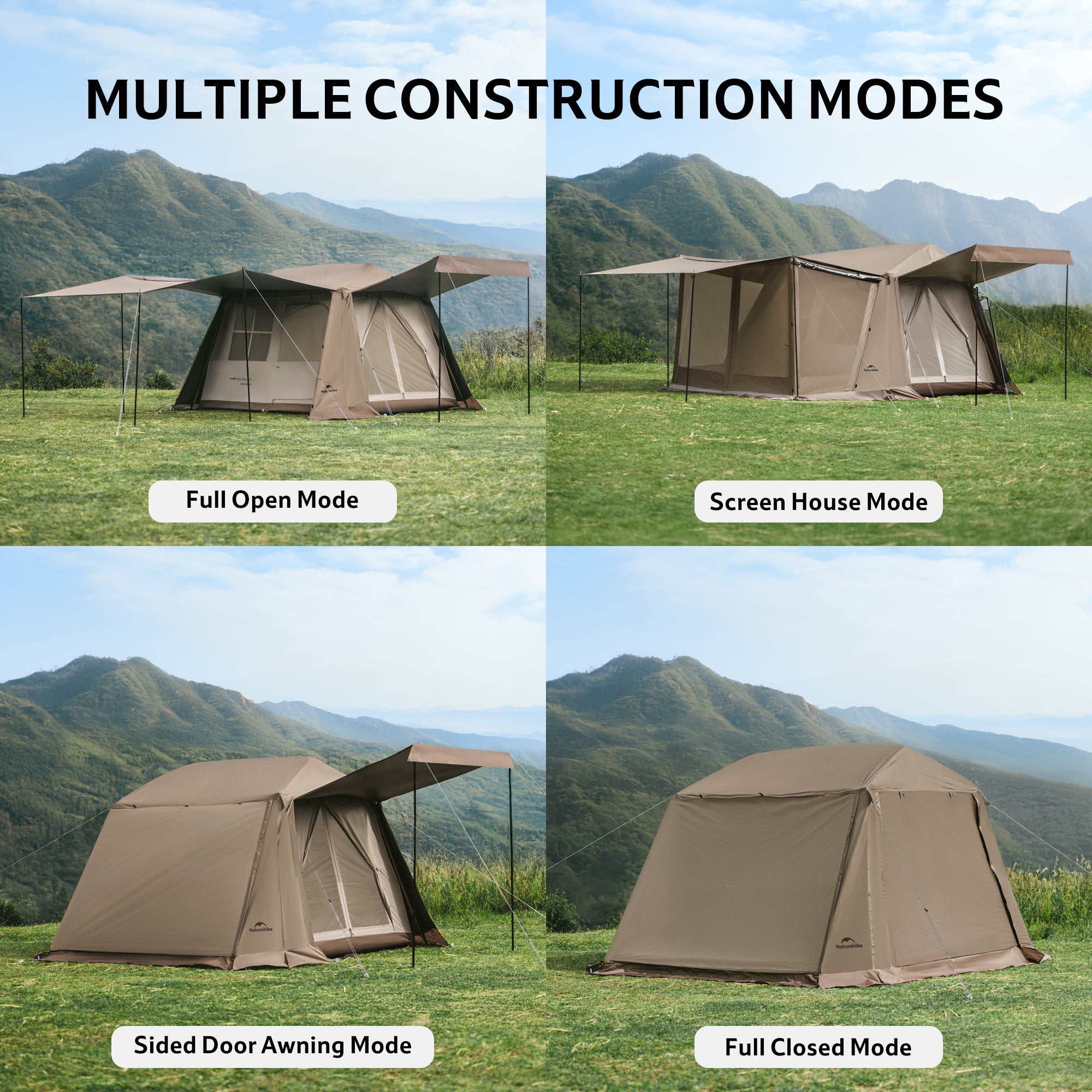 Naturehike Village 6.0 Flagship Model 2nd Generation Quick Opening Tent (2026)