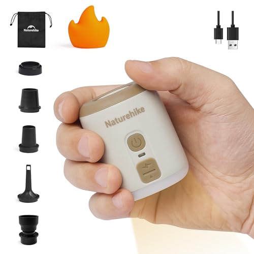 Naturehike Ultralight Mini Air Pump with Camping Light