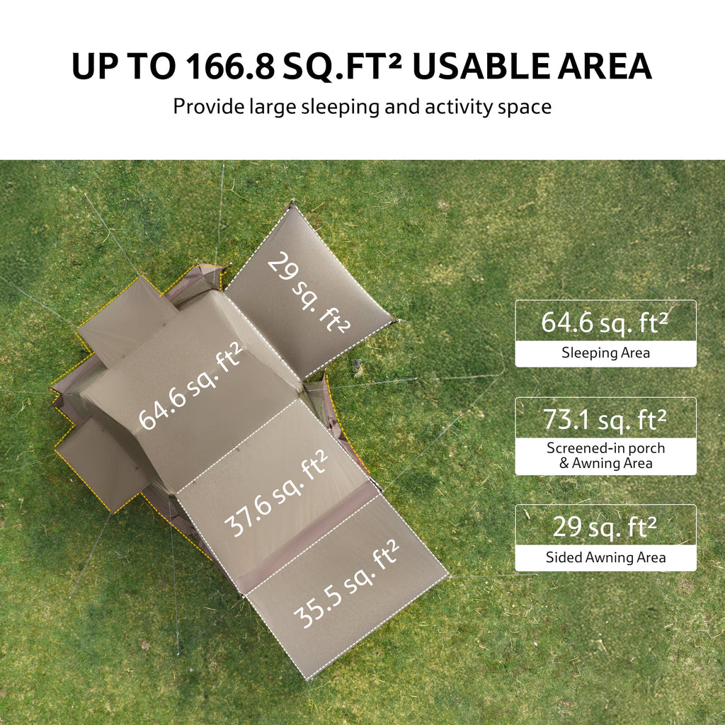 Naturehike Village 6.0 Flagship Model 2nd Generation Quick Opening Tent (2026)