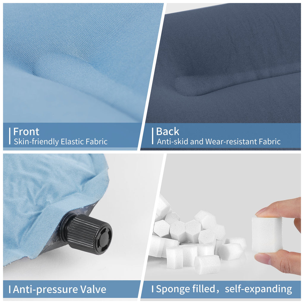 Xinmian™ Sponge Automatic Inflatable Pillow
