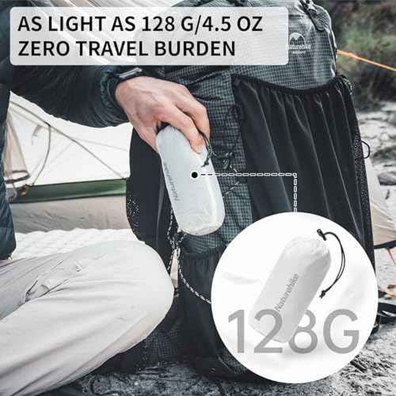 Naturehike 4.5oz Ultralight Washable Sleeping Bag Liner, Lightweight Adult Sleep Sack & Travel Sheets for Backpacking, Hotel, Camping, Hostels, ZY20
