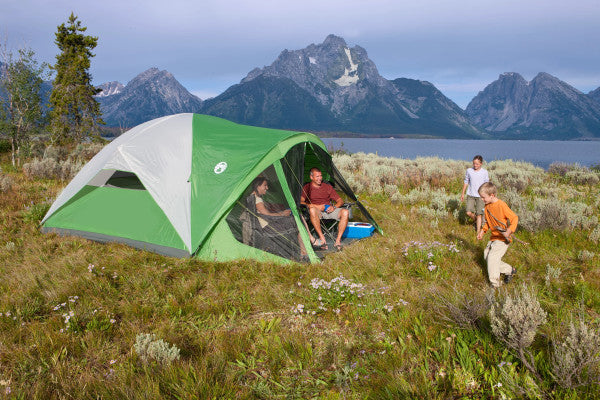 Coleman 8-Person Evanston Dome Camping Tent with Screen Room