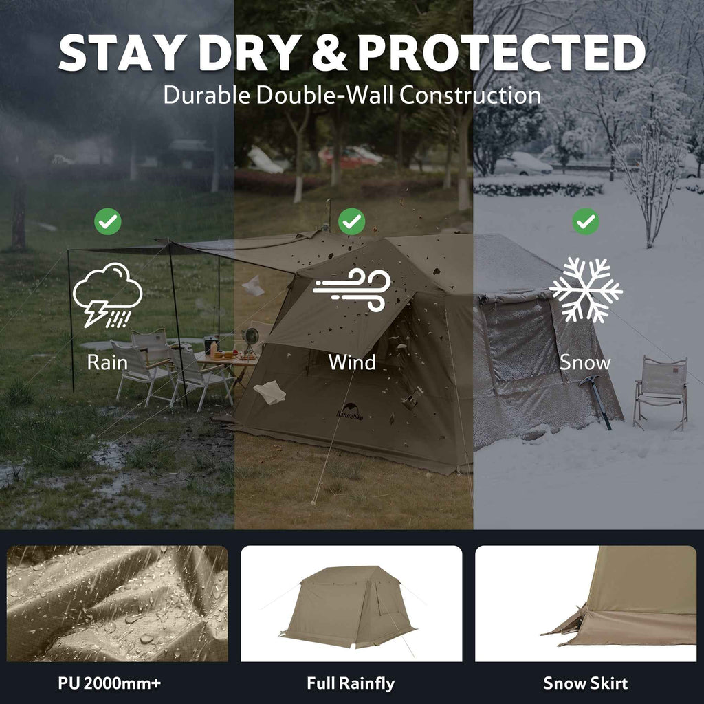 Village™ 6.0 Flagship 4-Person Instant Cabin Tent
