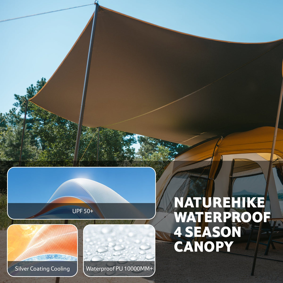 Naturehike Dune™ 10.9 Pro 4-Person Hot Tent (2026)