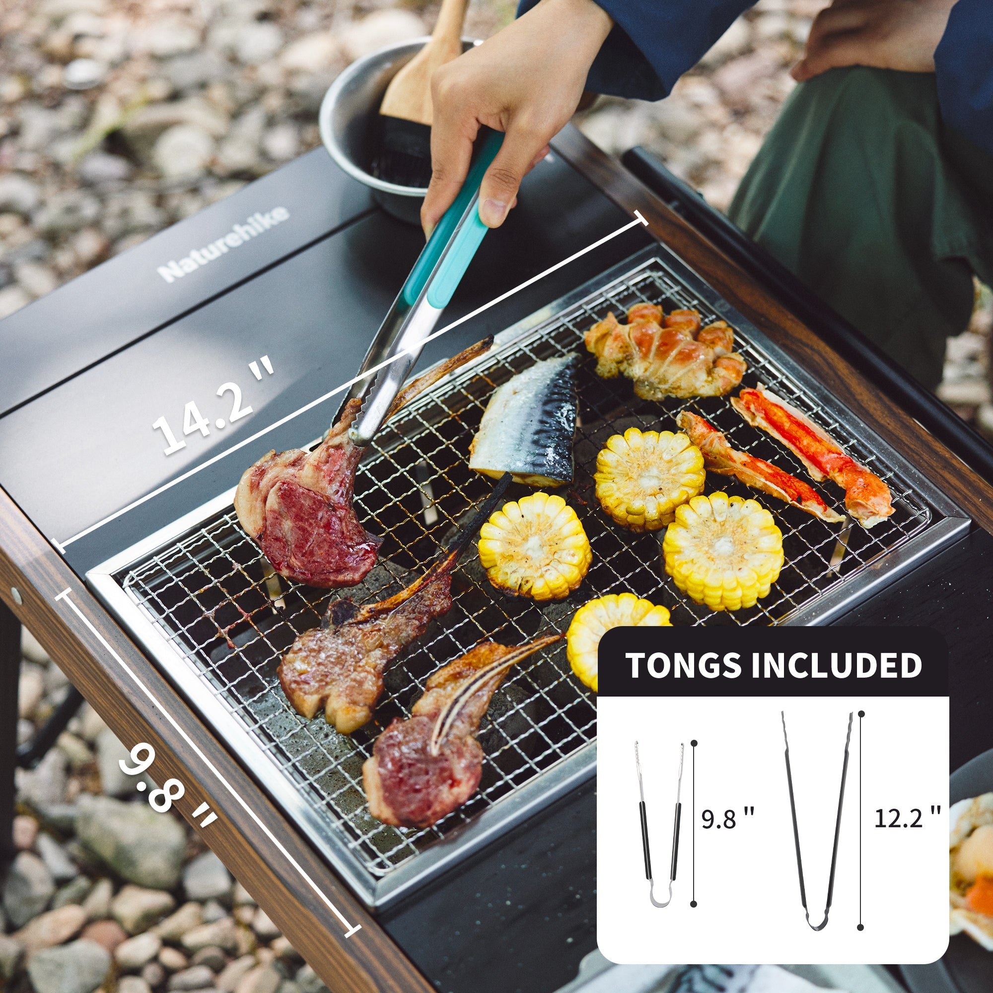 Naturehike Stainless Steel Folding Grill One-Unit (IGT Compatible) (2026)