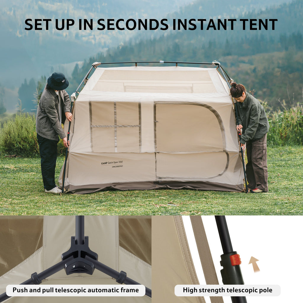 Naturehike Village 6.0 Flagship Model 2nd Generation Quick Opening Tent (2026)