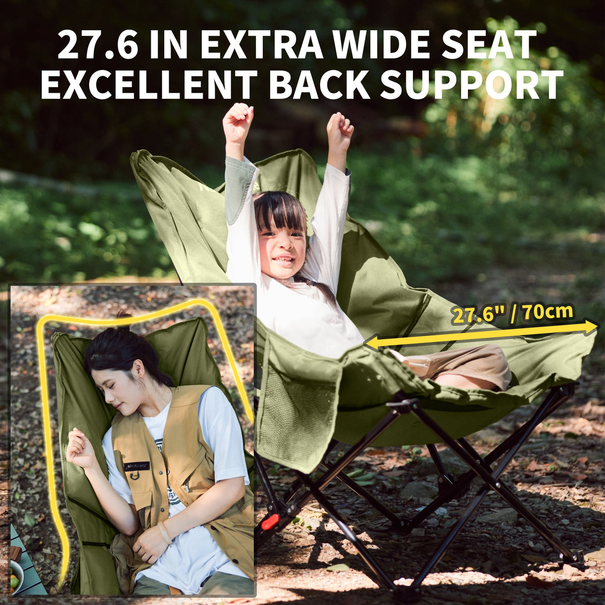 Naturehike Sea Star 001 Push-Up High Back Cotton-Filled Moon Chair Single (2026)