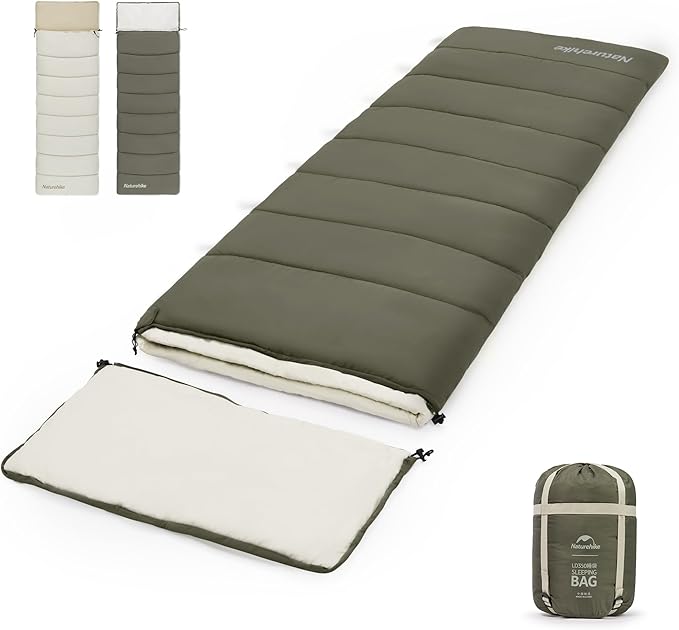 Naturehike LD350 4 Season Spliceable Camping Sleeping Bag for Adults & Kids