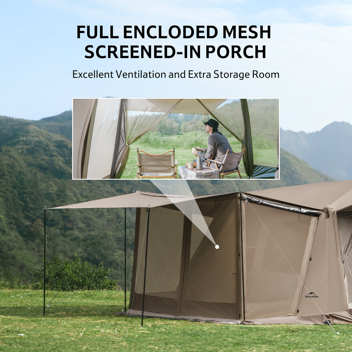 Naturehike Village 6.0 Flagship Model 2nd Generation Quick Opening Tent (2026)