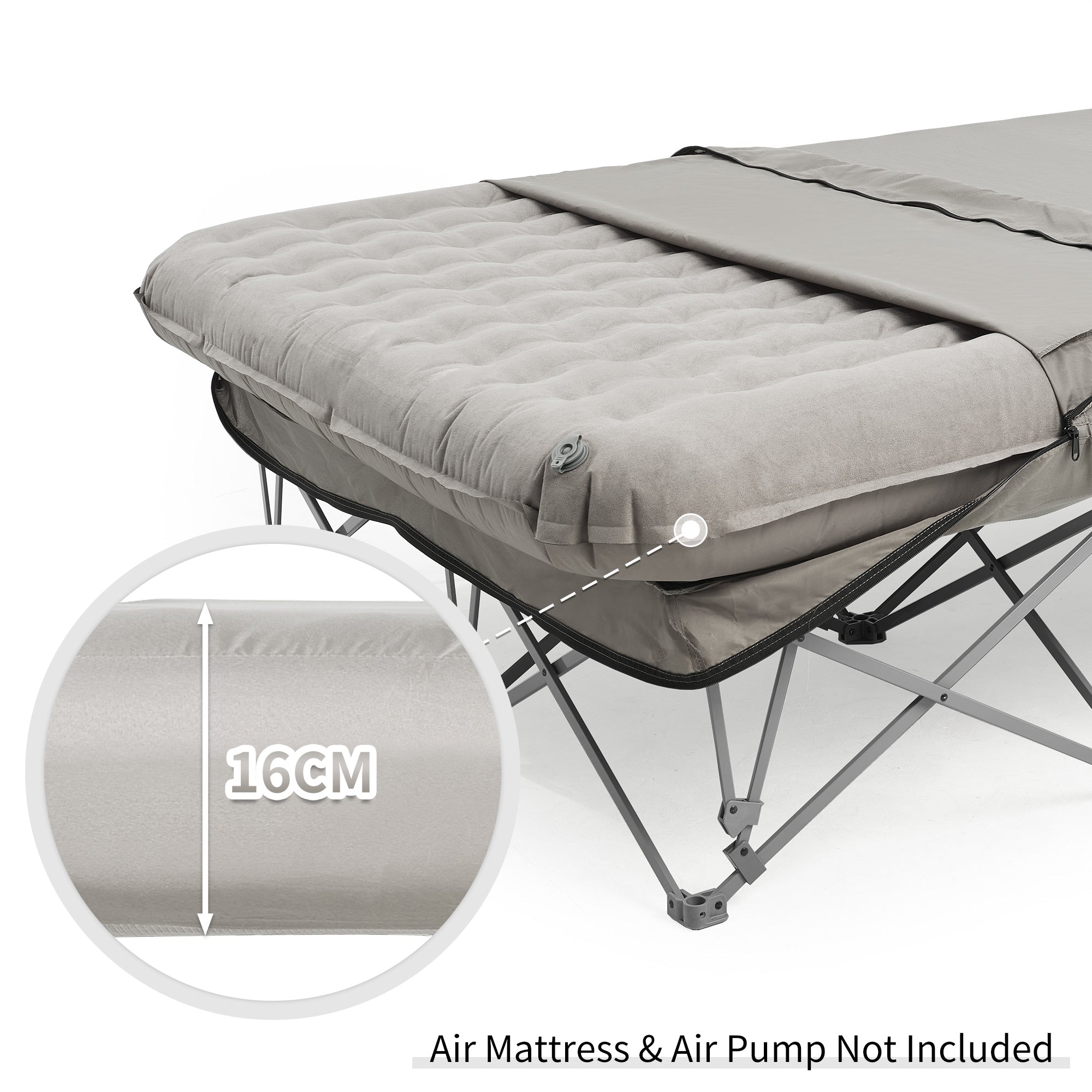 ShiYe™ XJC13 Folding Double Camping Cot