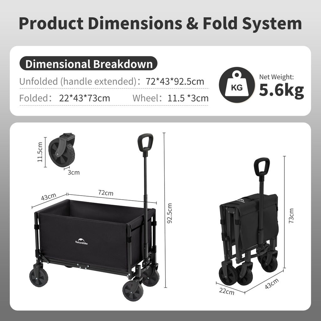 Lightweight Folding Camping Wagon