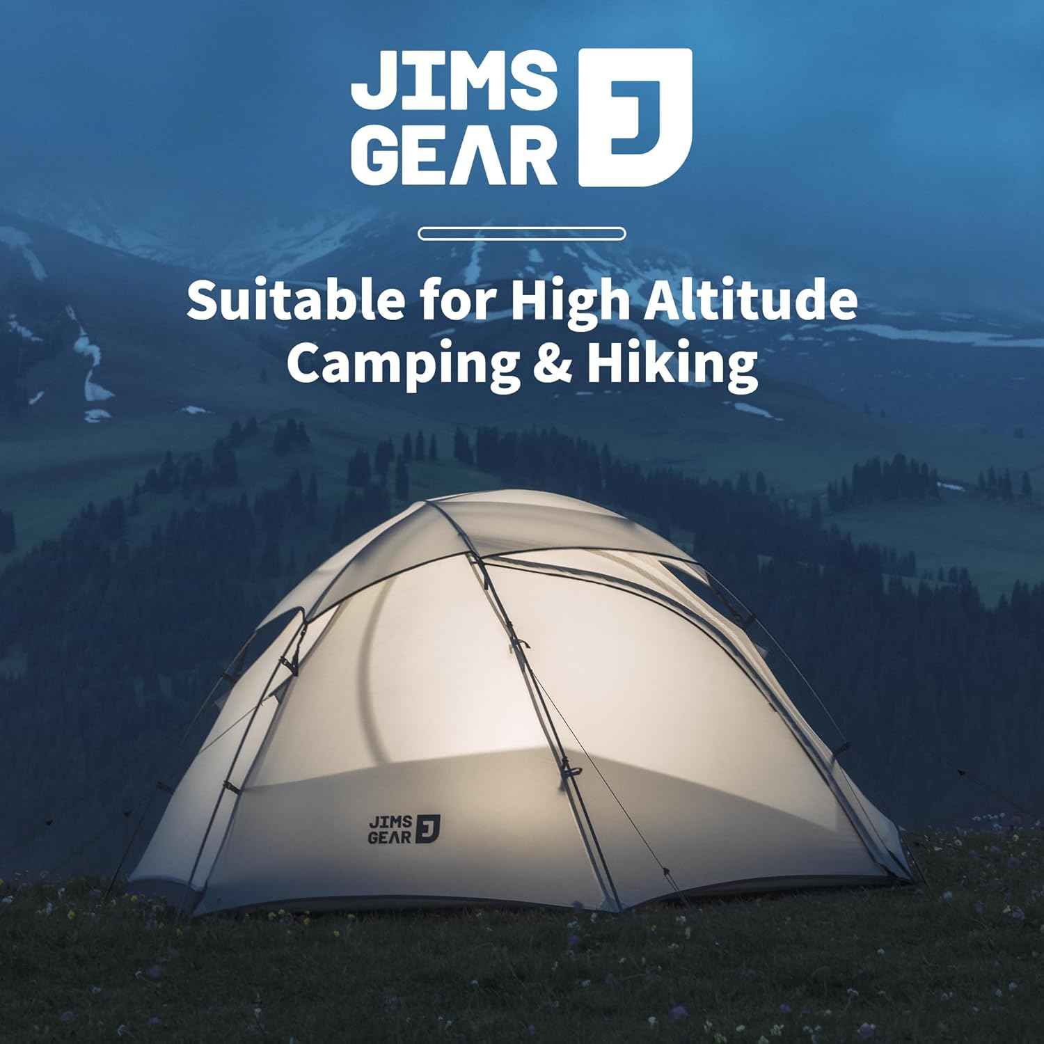 JIMS™ 1-Person Ultralight 4-Season Tent