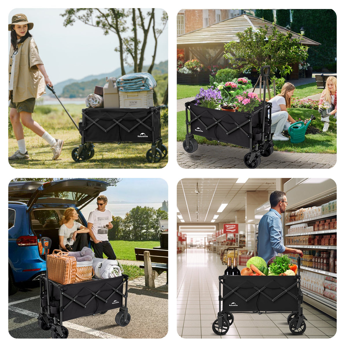 Lightweight Folding Camping Wagon