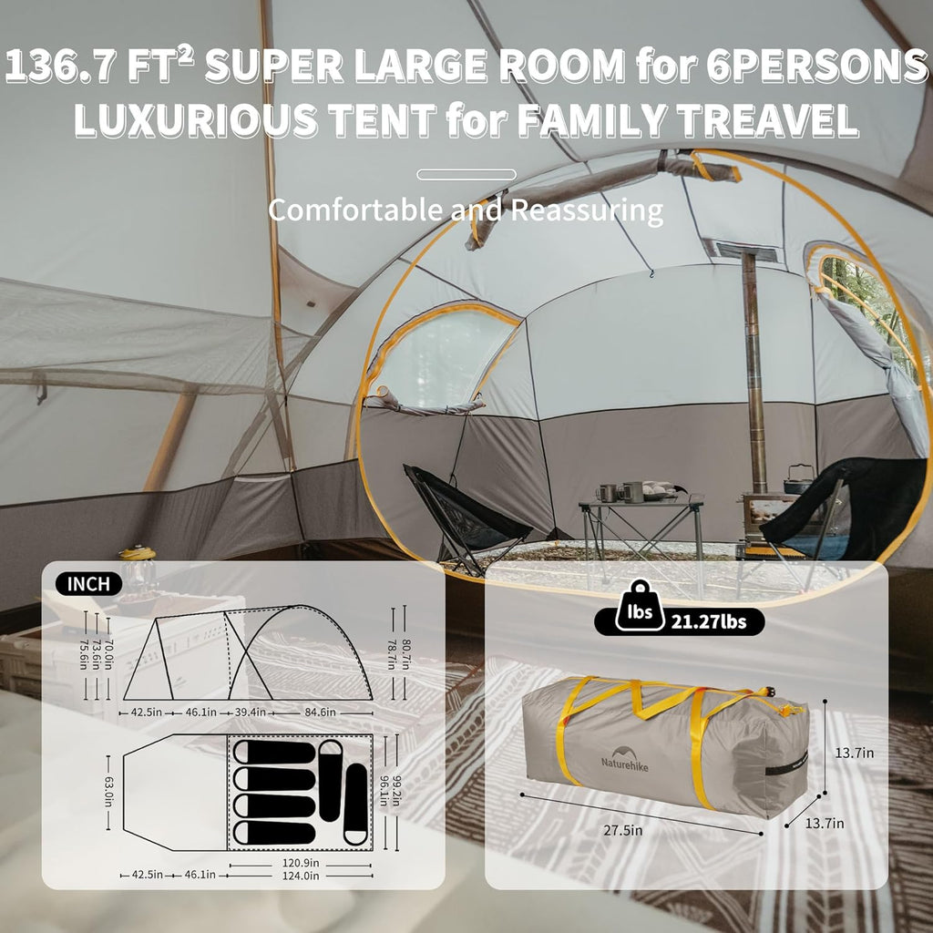 KOTA™ 6-Person Camping Tent