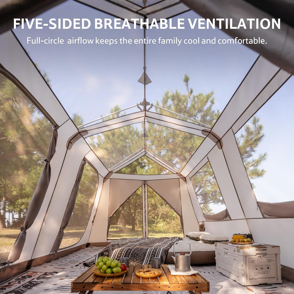 Village™ 13 Flagship PRO 8-Person Instant Cabin Tent