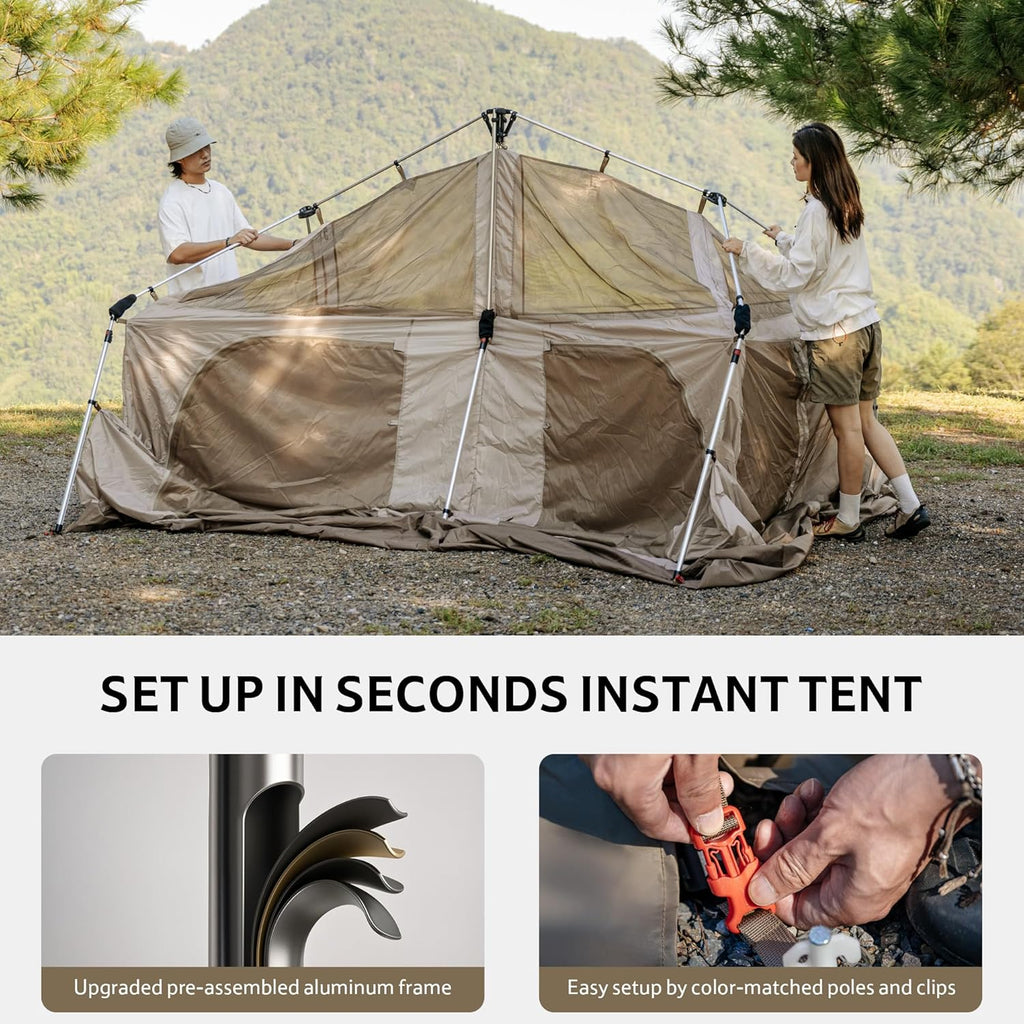 Village™ 13 Flagship PRO 8-Person Instant Cabin Tent