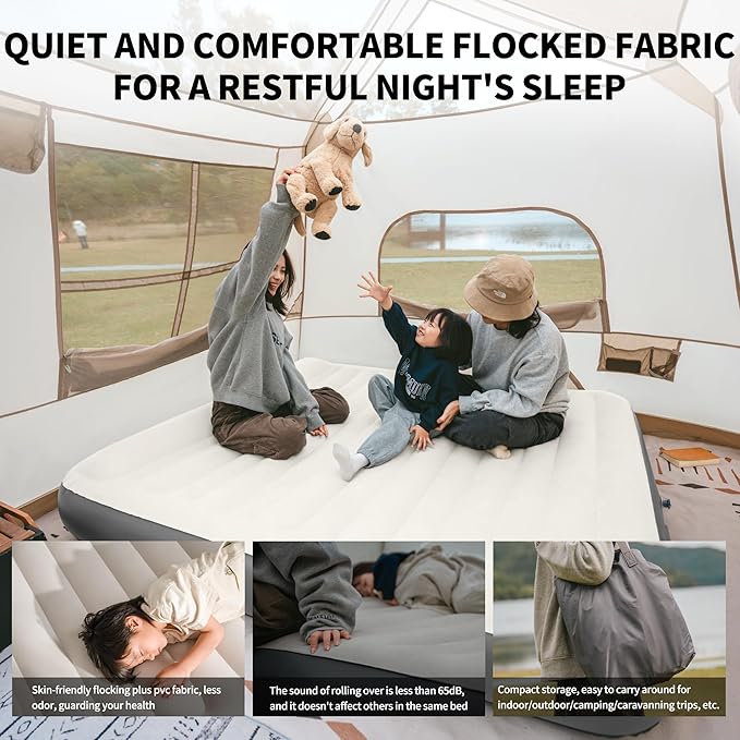 Naturehike Morning View Air Mattress Built In Pump Camping Bed