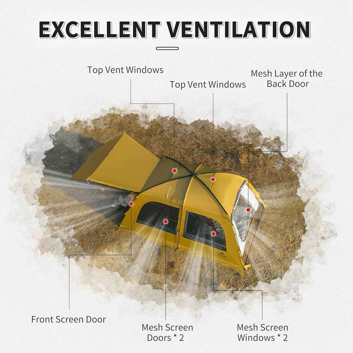 Dune™ 10.9 4-Person Hot Tent
