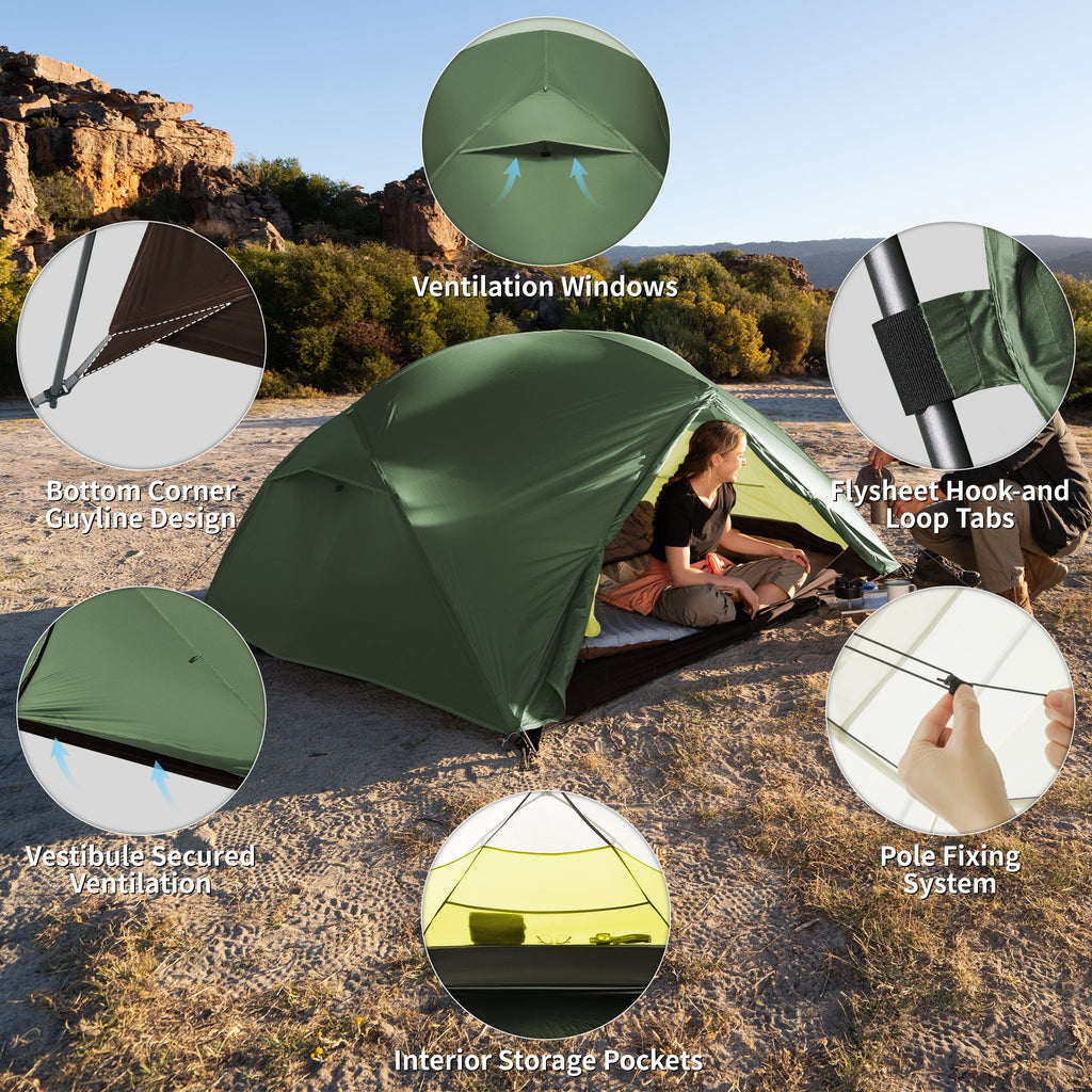 Mongar™ BASE 3-Person Backpacking Tent