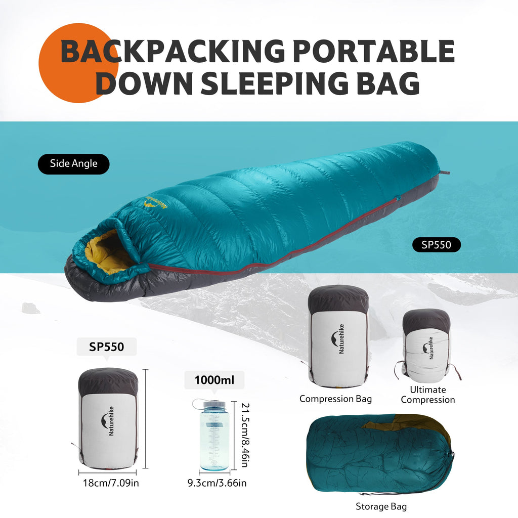 Snowbird™ SP550 Down Mummy Sleeping Bag 29.3°F / -1.5°C