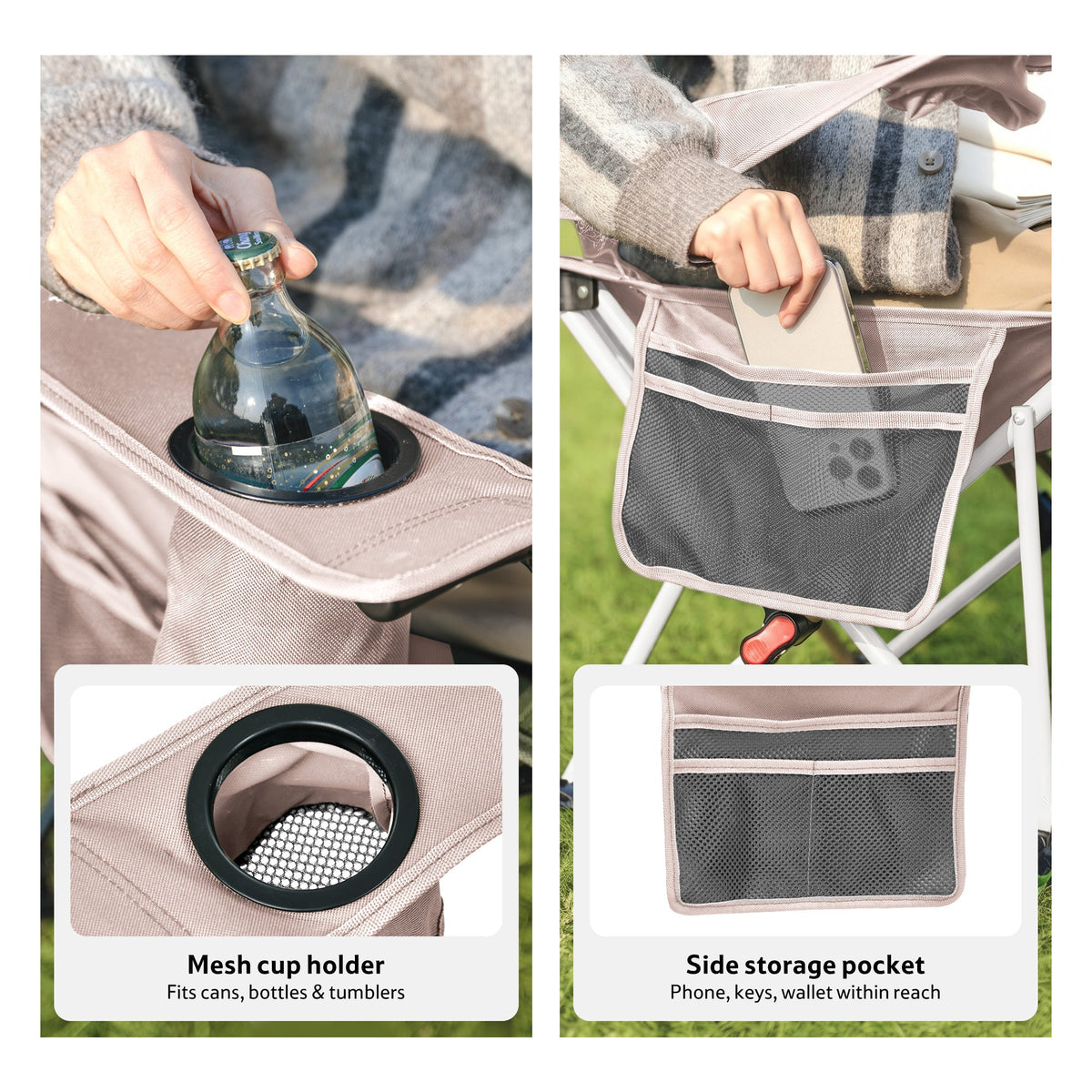SeaStar™ High-Back Camping Chair with Footrest