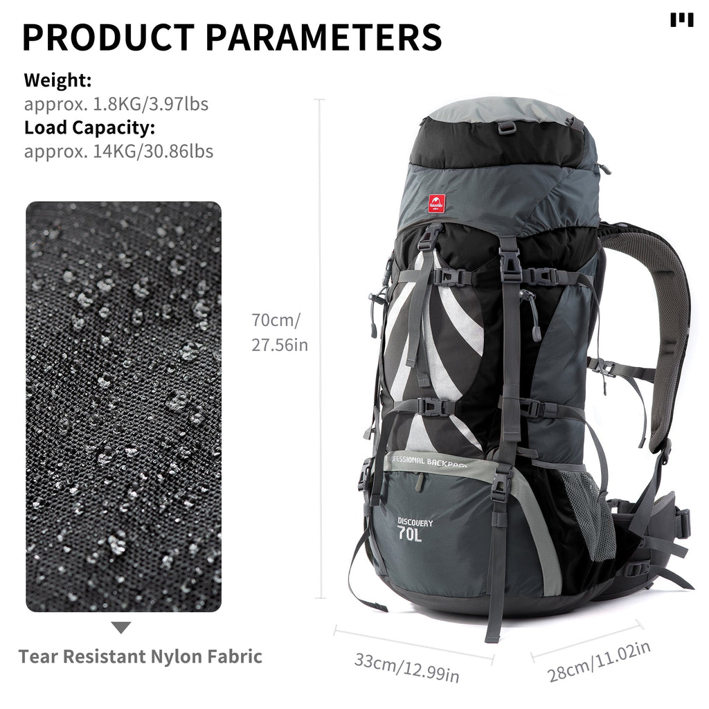 70+5L Mountaineering Backpack