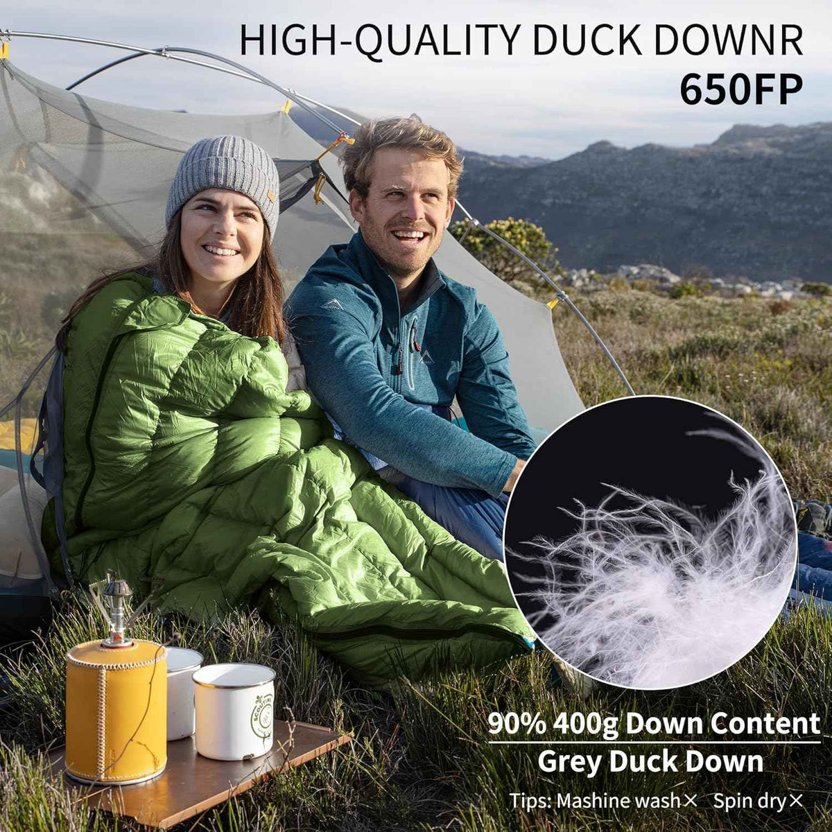 CWM400™ Down Ultralight Sleeping Bag 43°F / 6°C