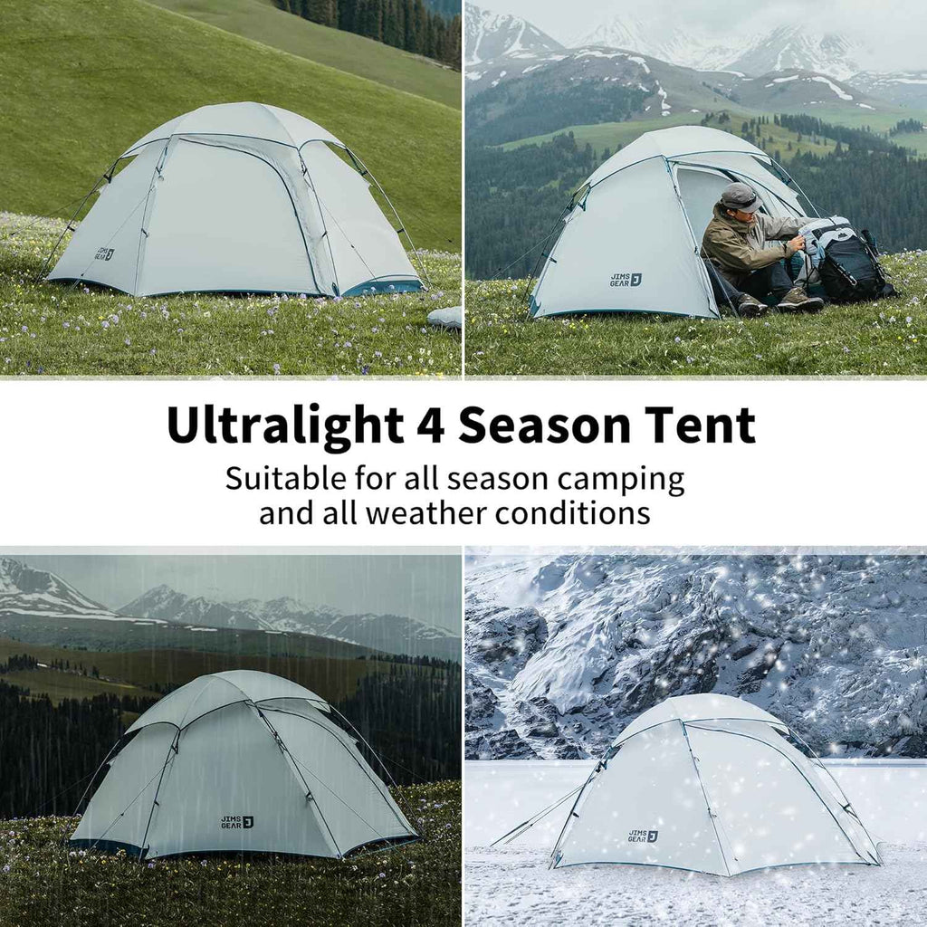 JIMS™ 1-Person Ultralight 4-Season Tent