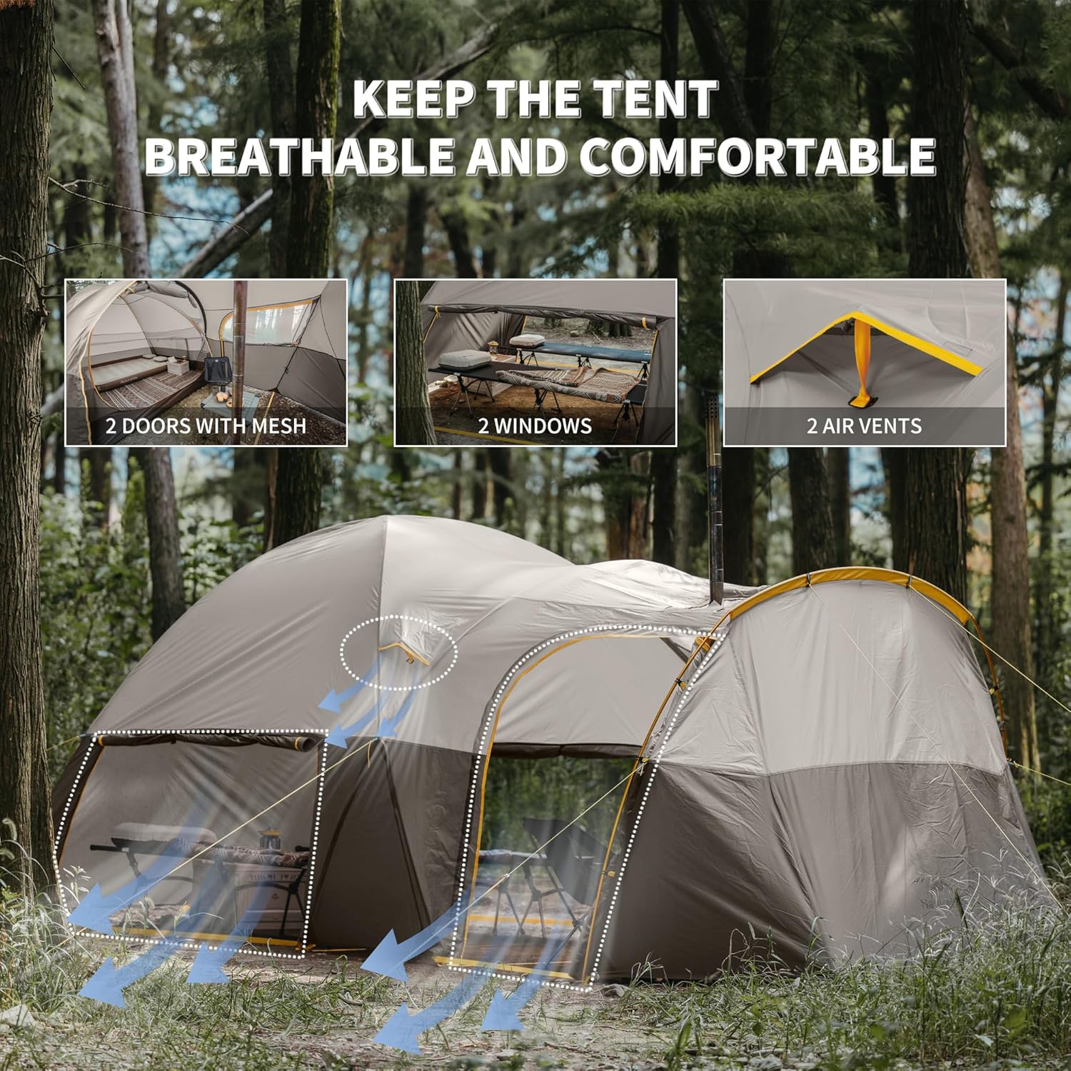 KOTA™ 6-Person Camping Tent