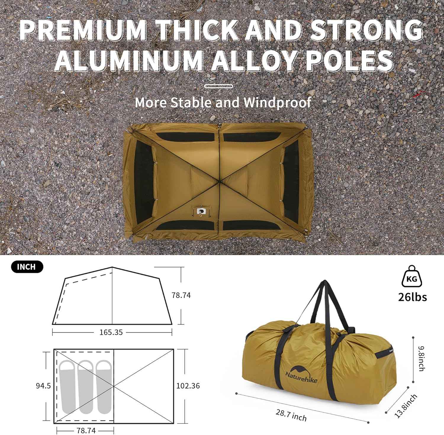 Dune™ 10.9 4-Person Hot Tent