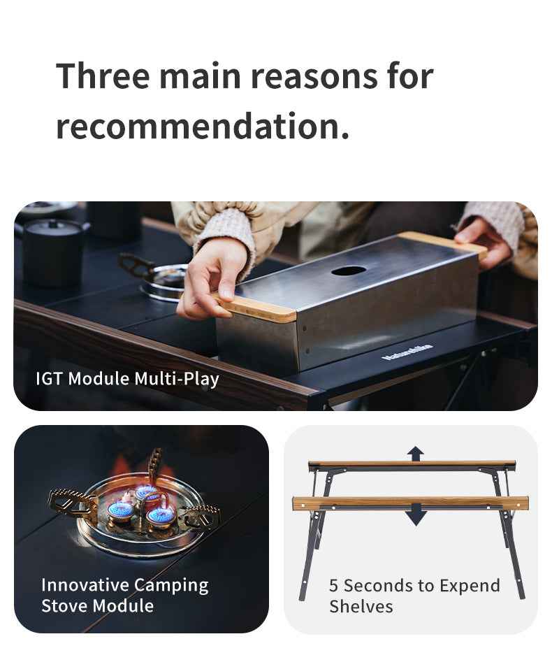 FlatTop™ IGT Modular Camping Table