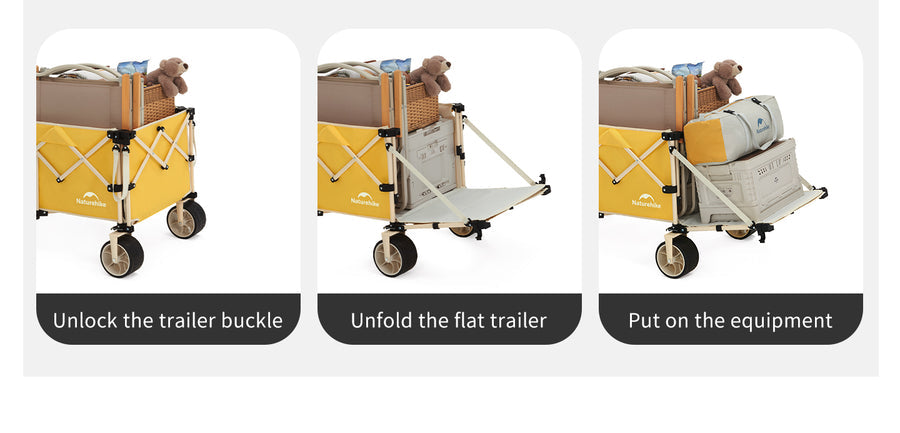 Naturehike Light Folding gathering camping Wagon (2026)