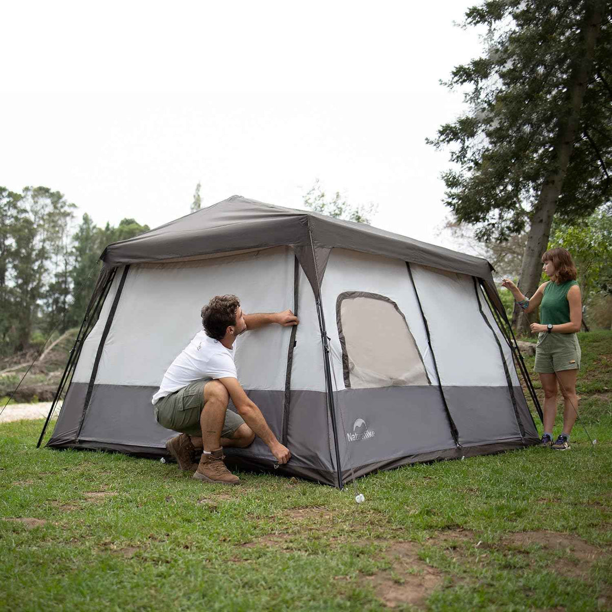 Cape™ 8.3 6-Person Square Pop-Up Camping Tent
