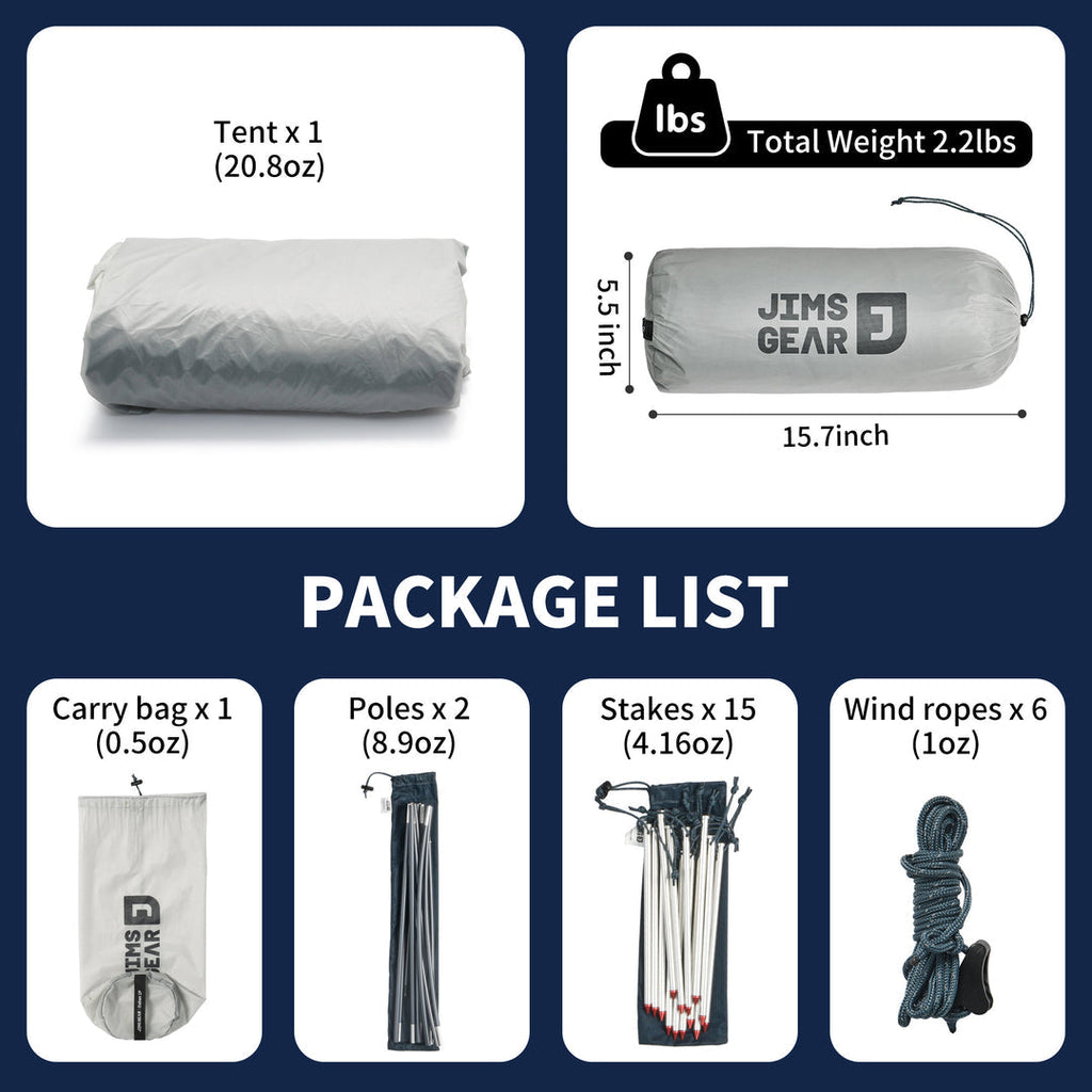 DABAN™ 1-Person Ultralight 4-Season Tunnel Tent