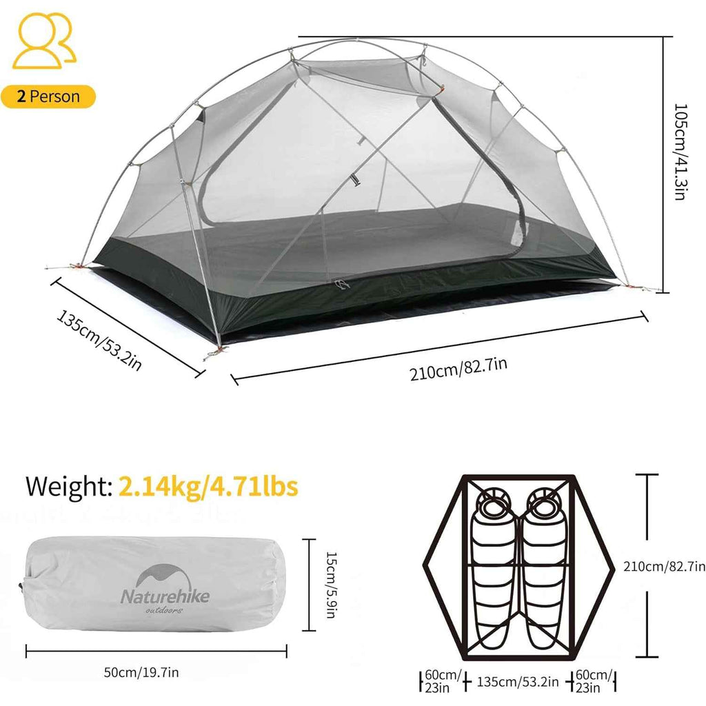 Mongar™ 2-Person Ultralight Backpacking Tent