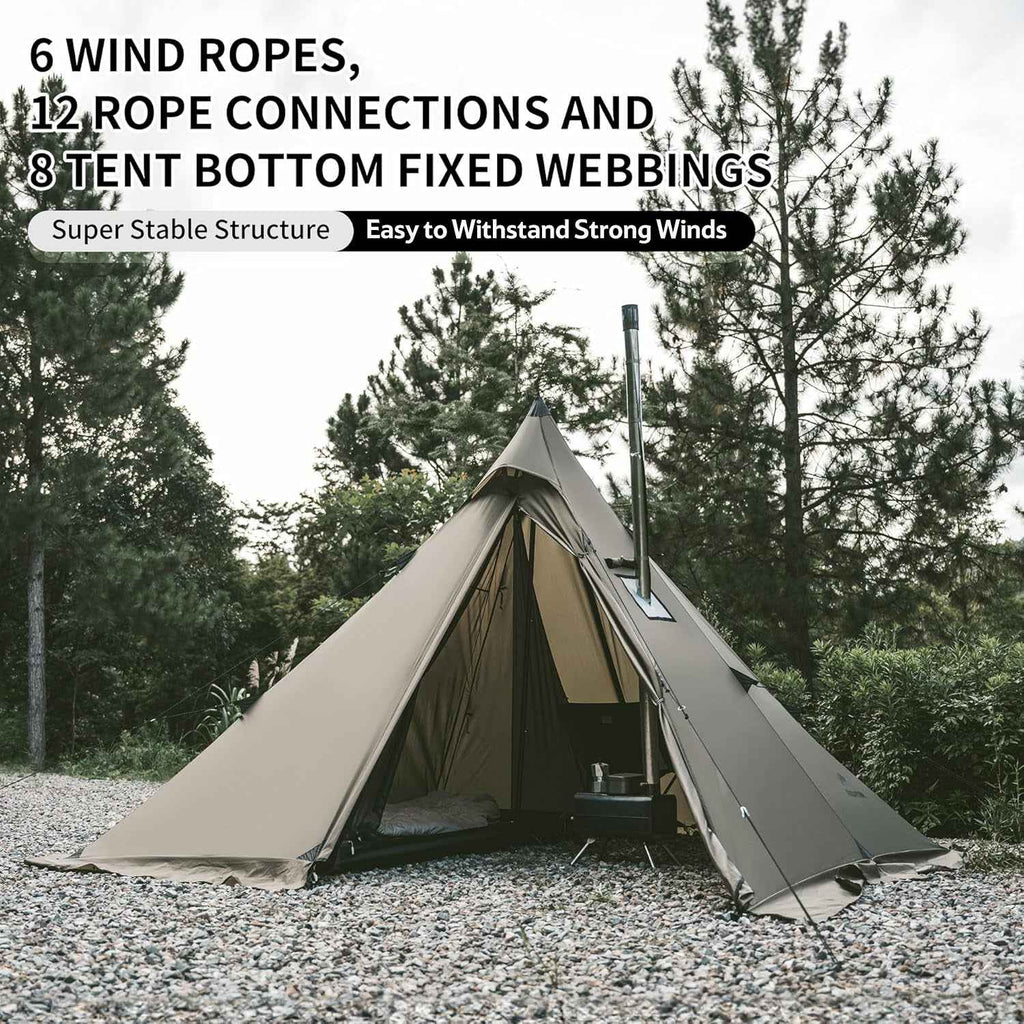 Ranch Fire™ 4-Person Pyramid Hot Tent