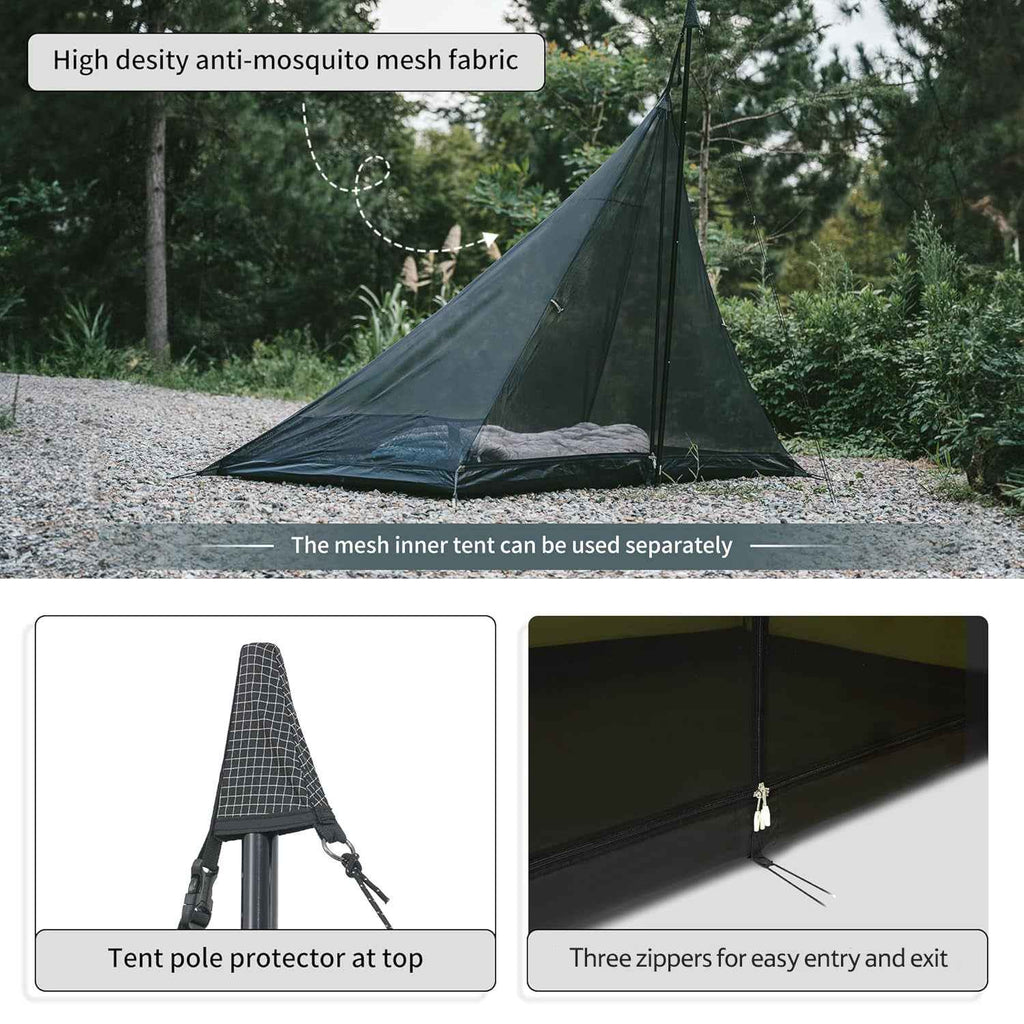 Ranch Fire™ 4-Person Pyramid Hot Tent
