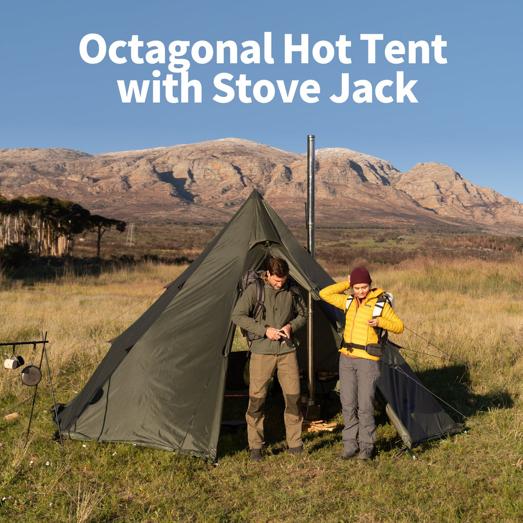 Ranch Fire™ 6-Person Octagonal Hot Tent