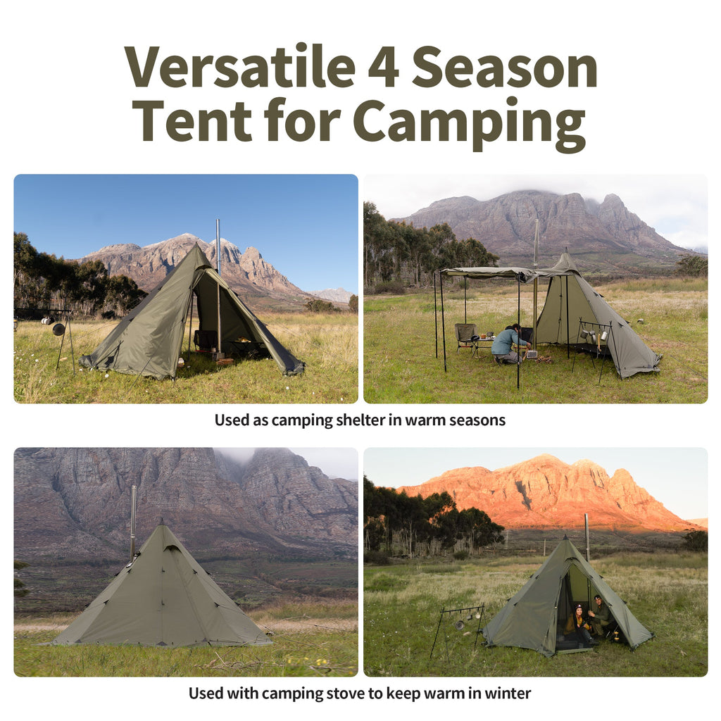 Ranch Fire™ 6-Person Octagonal Hot Tent